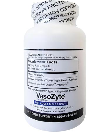 Generic VasoZyte 3 Bottles - Supports Nitric Oxide & Healthy Blood Flow - with Our Exclusive Formula Featuring Oligopin and Our Crystal Pure Extraction Process - for Well-Being - 3 Month Supply - Buy Online on GoSupps.com