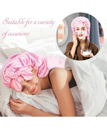 Bonnet Queen Satin Silk Sleep Cap - Adjustable Ladies Night Hair Care & Curler for Curly Long Hair | Mr. Motora - Buy Online on GoSupps.com