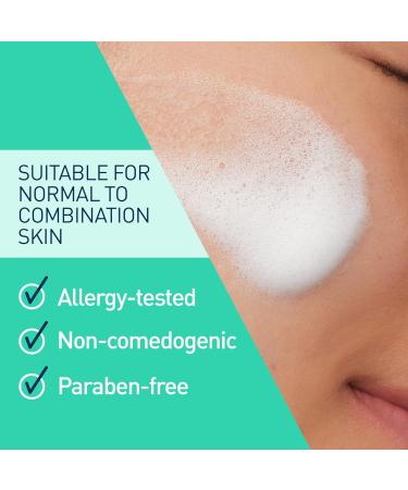 CeraVe Balancing Air Foam Face Wash Foaming Facial Cleanser For Combination Skin 8HR Oil Control + 24HR Hydration Fragrance-Free & Non-Comedogenic With Glycolysine & 3 Essential Ceramides 8oz 8 Ounce (Pack of 1) - Buy Online on GoSupps.com