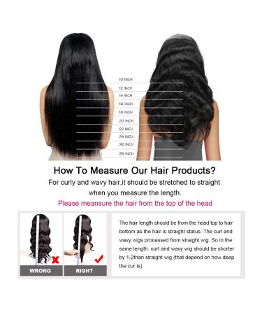 Lace Front Human Hair Wig 20 Straight 5x5 HD Closure Pre Plucked 180% Density Brazilian Virgin Hair Natural Color - Perfect for Black Women - Buy Online on GoSupps.com