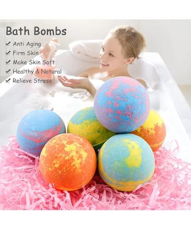 Kids Bath Bombs with Toys - 6 Organic Bubble Fizzies with Animals Inside | Handmade, Vegan, Essential Oil Spa Kit for Safe and Fun Bath Time - Buy Online on GoSupps.com
