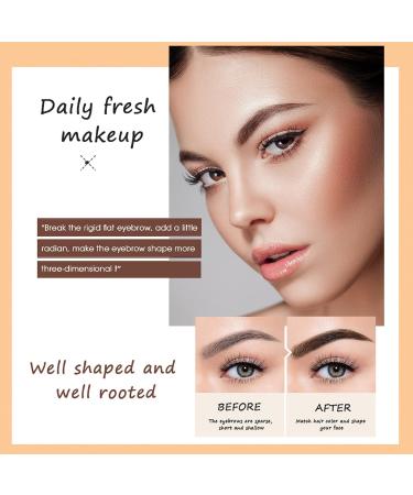 O'CHEAL 3Pcs Waterproof Eyebrow Pencil Dark Brown and Eye Cream with Vibrating Electric Massage Head - Buy Online on GoSupps.com
