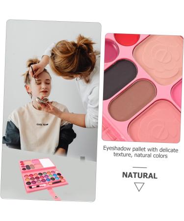 Didiseaon 33 Makeup Palette Eyeshadow Blush Pan Pink Cosmetic Girls Eye Shadow Child Make up Powder Eye Shadow - Buy Online on GoSupps.com