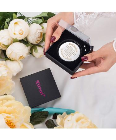 Personalized Engraved Compact Mirror: Daughter Gifts for 16th/18th Birthday, Engagement, Wedding - From Mom and Dad - Buy Online on GoSupps.com