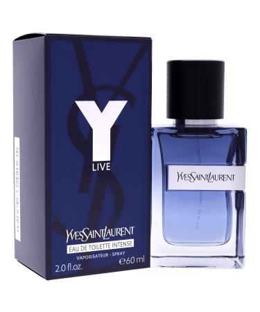 Yves Saint Laurent Y Live Eau De Toilette Intense Spray Fragrance for Men 2 Fl Oz - Buy Online on GoSupps.com