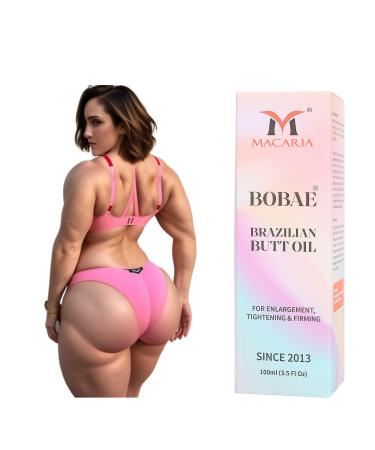 Macaria Cosmetics Pvt Ltd Bobae Brazilian Butt Oil For Butt Enlargement & Enhancement & Care Cream For Women Fluffy Butt Gel