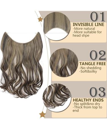Hair Extensions 20Inches Hair Extensions 2 Ways Adjustable Headband Size Curly Wavy Invisible Wire Hair Extensions Hairpiece 140 Gram for Women Hair Pieces(2448) 20inches 2448 - Buy Online on GoSupps.com