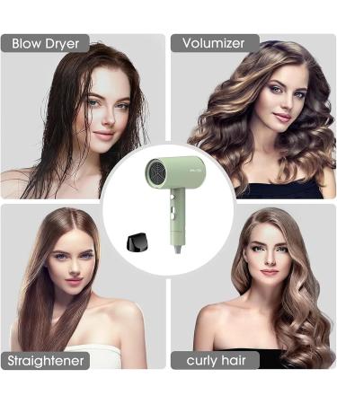 Expertise Portable Hair Dryers Negative Ionic Hair Dryer with Concentrator for Women Curly Hair #3o496 H-56 Green - Buy Online on GoSupps.com
