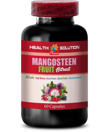 Premium Mangosteen Fruit Extract Capsules - Superfruit Blend for Energy & Wellness - Antioxidant-Rich Formula - 60 Capsules - Buy Online on GoSupps.com