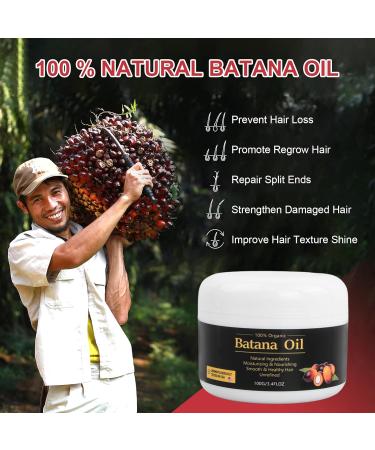  Elitecran Organic Batana Oil for Hair Growth 100ml Organic Batana Oil for Hair Growth for Thicker and Fuller - Buy Online on GoSupps.com