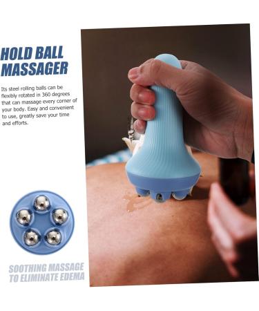 Lurrose 3-Piece Metal Ice Massage Roller Set | Effective Hair Growth & Body Leg Relief | Sports Steel Ball Massage Device 14.5x7.5cm | International Shipping Available - Buy Online on GoSupps.com