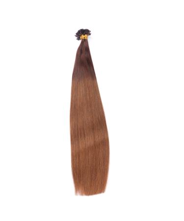 Premium Keratin Bonding #2/8 Ombre 60cm 50 Strands 1g 100% Remy U-Tip Hair Extensions | Novon Hair Extensions - Buy Online on GoSupps.com