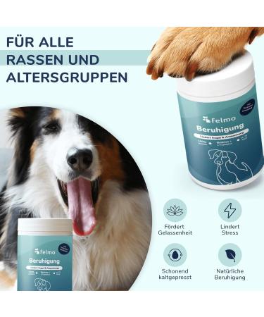 Felmo Calming Snacks for Dogs | Stress Relief Treats with Valerian | Relaxation & Balance | Non-Habit Forming - Buy Online on GoSupps.com