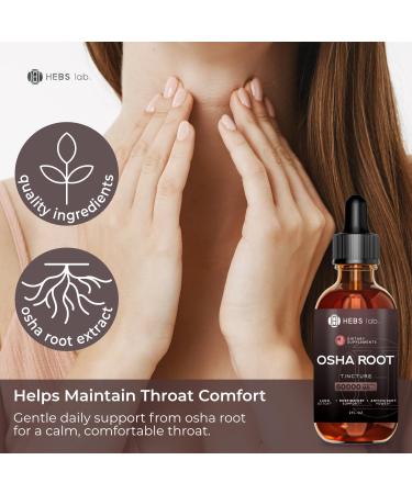 HEBS LAB. OSHA Root Tincture - OSHA Tincture Herb Extract - Immune Support Supplement - Lung Detox for Smokers - Ligusticum Porteri Extract Helps Quit Smoking 2 FL Oz - Made in USA - Buy Online on GoSupps.com