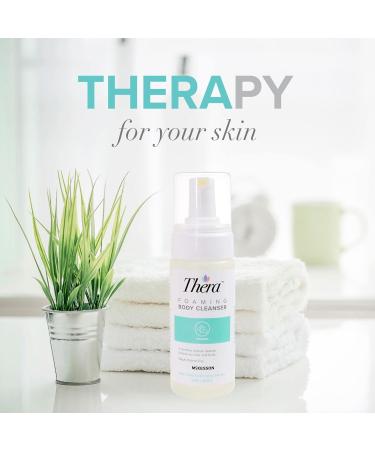 Thera Foaming Body and Hair Cleanser - Rinse-Free Exfoliating Foam 5 oz | Shop Internationally - Buy Online on GoSupps.com