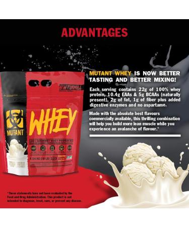 Mutant Whey Protein - 10lbs Cookies & Cream - Premium Quality | International Shipping - Buy Online on GoSupps.com