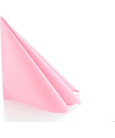 Prime Guest Napkin Pink - Premium Airlaid Fabric for Weddings & Celebrations | 50 Pack 40x40 cm Fold - Buy Online on GoSupps.com