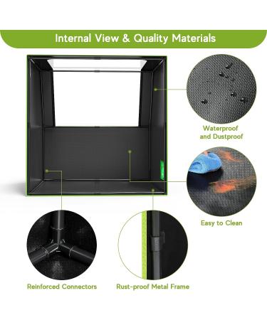 Laser Engraver Enclosure with Vent  Fireproof Laser Cutter Protective Cover  Smoke & Odor Insulation  Noise Reduction  Eye Protection  Suitable for Most Laser Engraving Machine  700x700x460mm Laser Enclosure - Buy Online on GoSupps.com
