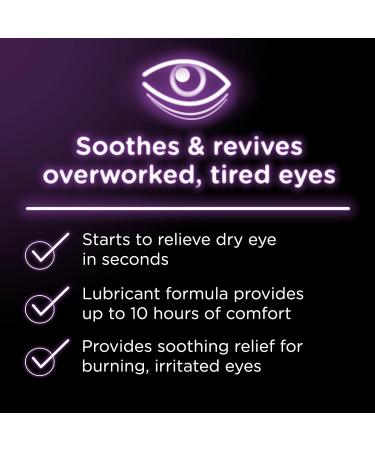 Visine Tired Eye Dry Eye Relief Drops - Soothing & Moisturizing for Irritated Eyes from Screen Use (0.5 fl. oz) - International Shipping Available - Buy Online on GoSupps.com