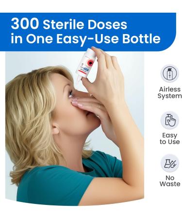 Optase HYLO Forte Dry Eye Drops, Preservative-Free 300 Drops Extra Moisture Active Glycerin & Hyaluronic Acid Contact Lens Compatible 0.33 fl oz - Buy Online on GoSupps.com