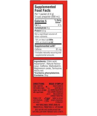 mio Energy Peach Mango Energy Drink Mix 2.4 g Packets 10 ct Box - Buy Online on GoSupps.com