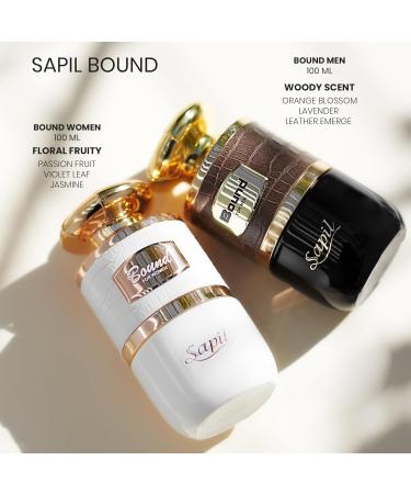 Sapil Bound Perfume for Men - Long-Lasting Dubai Cologne with Spicy and Woody Notes - 3.4 Oz (100 ml) EDT Spray - Ideal Arabic Cologne for Men Daily Wear and Special Occasions - Buy Online on GoSupps.com