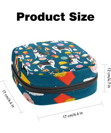 GIAPB Period Bag Sanitary Napkin Storage Bag Period Pouch Travel Makeup Bag Animal Dog and Food Color702 - Buy Online on GoSupps.com