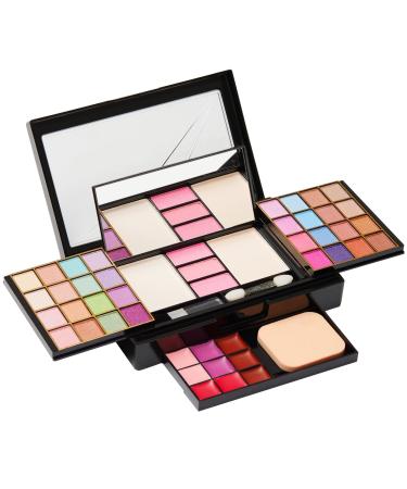 Eyeshadow Palette LT Makeup Palette 46 Bright Colors Matter and Shimmer Lip Gloss Blush Brushes Cosmetic Makeup Eyeshadow Highly Pigmented Palette for Girls Festival Birthday Gift Concealer Makeup Kit (46 Color)