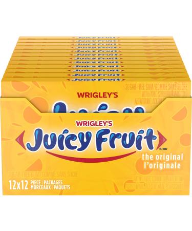 Juicy Fruit Sugar-Free Gum The Original 12 Count The Original 1 count (Pack of 12)