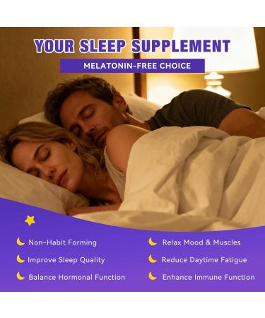 QualiLife Melatonin Free Sleep Gummies for Adults with Magnesium, Valerian Root, 5-HTP & Herbal Blend - Natural Sleep Aid Supplements - Non-Habit Forming, Sugar Free, Strawberry Flavor, 60 Count (1) - Buy Online on GoSupps.com