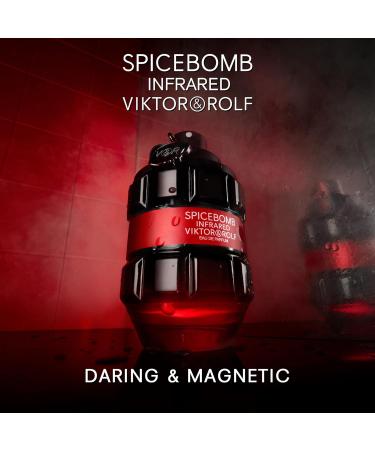 Viktor&Rolf - Spicebomb Infrared Eau de Parfum - Woody & Spicy - Cologne for Men - With Notes of Leather & Cinnamon - 3 Fl Oz Spicy Woody Leather Cinnamon 3.04 Fl Oz (Pack of 1) - Buy Online on GoSupps.com