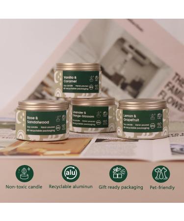 Christmas Scented Candles Gift Set | Soy Candles for Home D cor & Aromatherapy | Unique Gifts for Men & Women - Buy Online on GoSupps.com