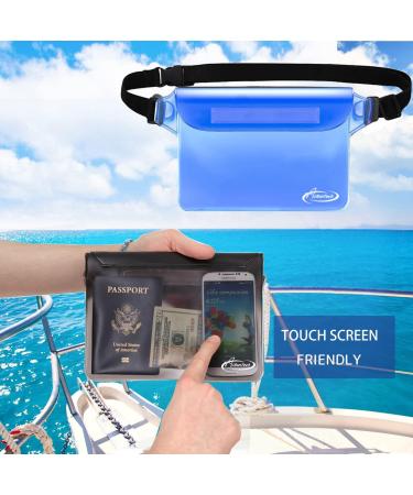Waterproof Waist Pouch (2 Pack) | Keep Your Phone and Valuables Safe and Dry | Ideal for Boating, Swimming, Snorkeling | AiRunTech - Buy Online on GoSupps.com