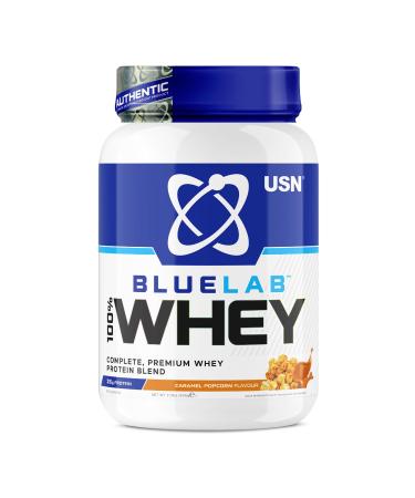 USN Blue Lab Whey Caramel Popcorn 908 g