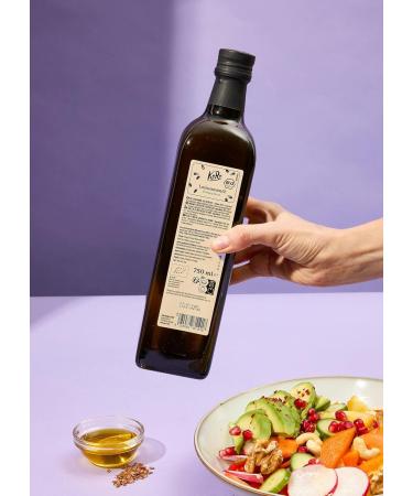 KoRo - organic linseed oil 12 x 750 ml - cold pressed - sweet nutty taste - ideal in salads porridges etc. - Buy Online on GoSupps.com