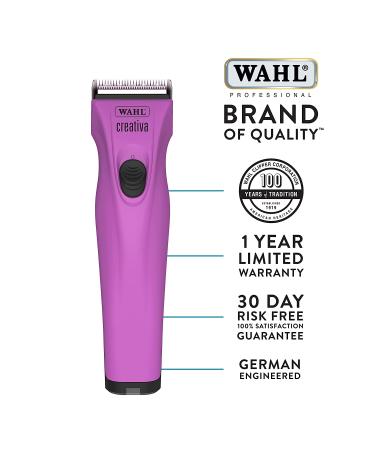 Wahl Creativa Cordless Pet Clipper with 5-in-1 Blade - Berry (#41876-0431) - Buy Online on GoSupps.com
