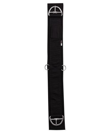 Weaver Draft Horse Felt Lined Cinch Black 50"