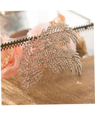 DOITOOL Tiara Hair Side Combs Bridal Hair Accessories Bridal Hair Comb Dress Crystal Bride - Buy Online on GoSupps.com