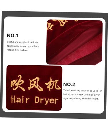 SOESFOUFU 3 Pcs Hair Dryer Storage Bag Drawstring Storage Bag Drawstring Hair Dryer Bag Drawstring Bags Fabric - Buy Online on GoSupps.com