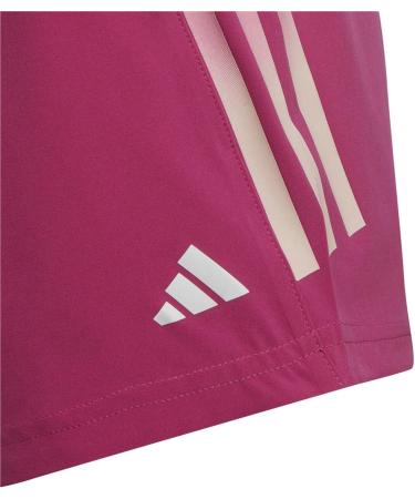 adidas Girls Shorts (1/4) G Ti 3s Wv SHO 170 - Fuchsia/White | Shop Stylish & Comfortable Athletic Wear for Kids - Buy Online on GoSupps.com