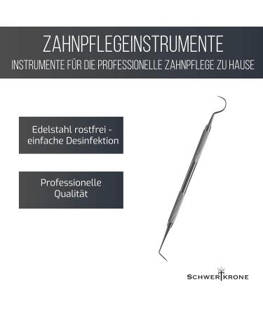 Sword Crown Dog Tartar Remover - Stainless Steel Dual-Head Dental Care Tool for Effective Tartar Removal - Buy Online on GoSupps.com