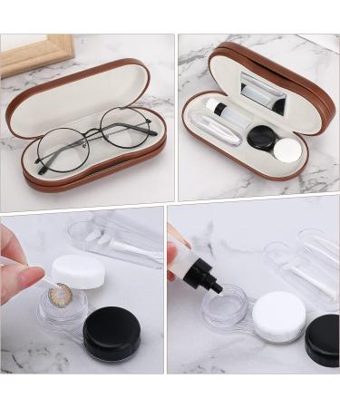 Moko Double-Sided Glasses Case with Mirror | Scratch-Resistant Eyewear Case for Glasses & Contact Lenses - Perfect for Readers & Fashionable Storage - Buy Online on GoSupps.com