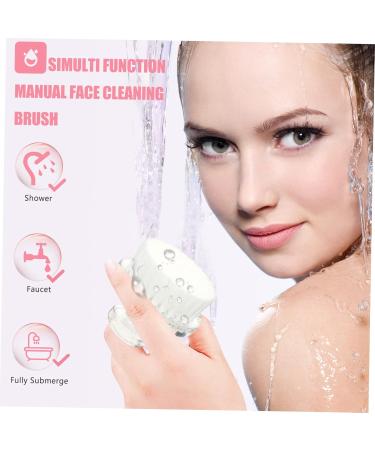 Ipetboom Cleansing Brush Multi Function Cleaning Brush Manual Face Brush Manual Brush Multifunctional Cleaning Brush Silicone Facial Brush Deep Pore Daily Pp Cosmetic White Blackhead Brush - Buy Online on GoSupps.com