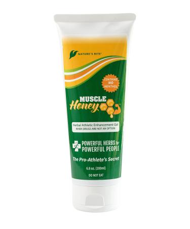 Nature s Rite Muscle Honey 6.8 oz. (200 mL) All-Natural Herbal Gel Sports & Athletic Aid WADA & NCAA Compliant