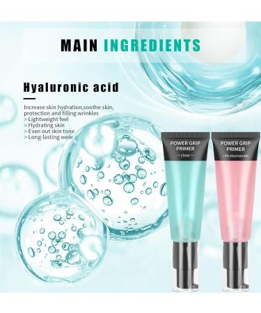 Hydrating Gel-Based Face Primer with Hyaluronic Acid - Long Lasting Makeup Base - Buy Online on GoSupps.com