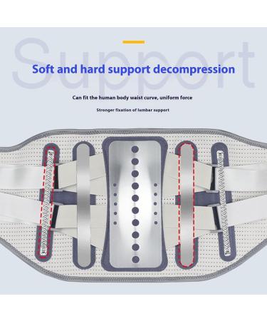 Back Reliever Spinal Decompression Belt Lower Back Stretcher Support Brace Adjustable Lumbar Support Waist Wrap Lumbar Traction Device for Women & Men Relief of Back and Lumbar Blue-without Cushion L - Buy Online on GoSupps.com