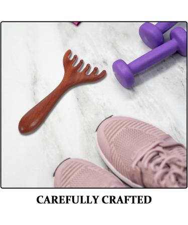 LIFKOME 2 pi ces Outil de Massage Bois pour et Visage Peigne de D tente Multifonction Portable pour Stimulation et Relaxation Oculaire Gratte Squame Main Ergonomique - Buy Online on GoSupps.com