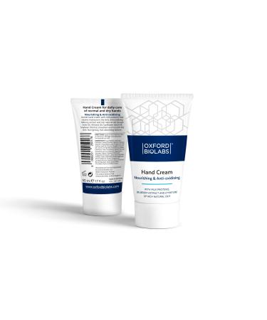 Nourishing & Anti-oxidising Hand Cream Oxford Biolabs - Intense Moisturising and Nourishing For Normal to Dry Skin - 50 ml