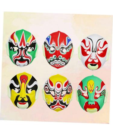 Aboofan 12-Piece Japanese & Chinese Opera Costume Mask Set | Halloween Cosplay Accessories & Wall Decor | International Shipping Available - Buy Online on GoSupps.com