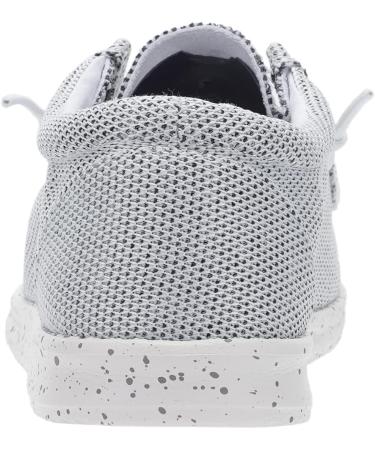 WHITIN Men's Slip On Loafers with Foam-Cushioned Footbed - Moc Toe Inspired Knit_ Grey White - Buy Online on GoSupps.com